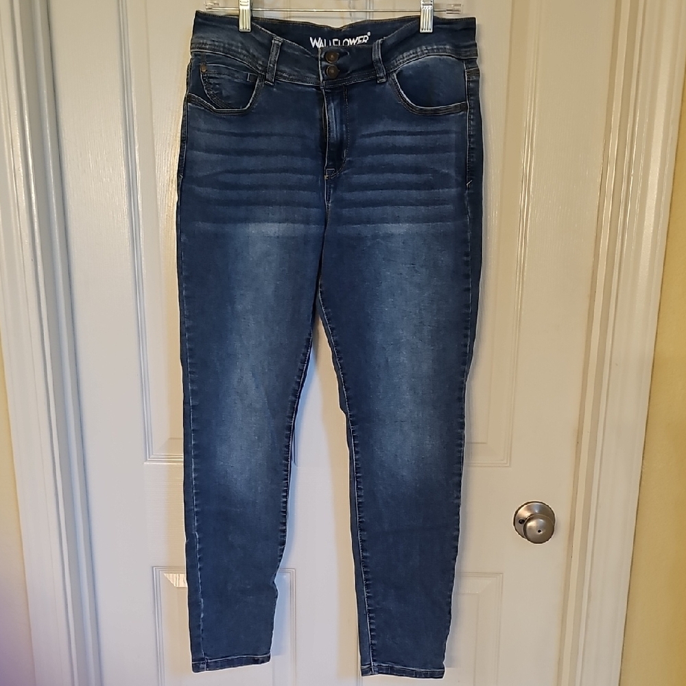 Wallflower Dark Blue Skinny Jeans